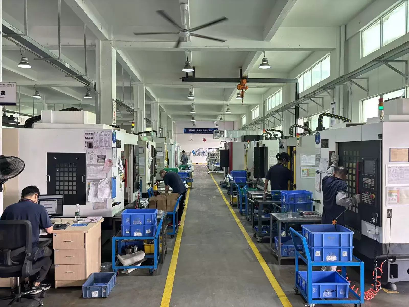 Precision machining workshop